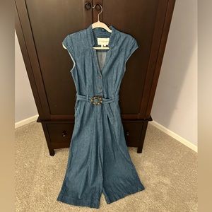 Anthropologie Pilcro denim jumpsuit
